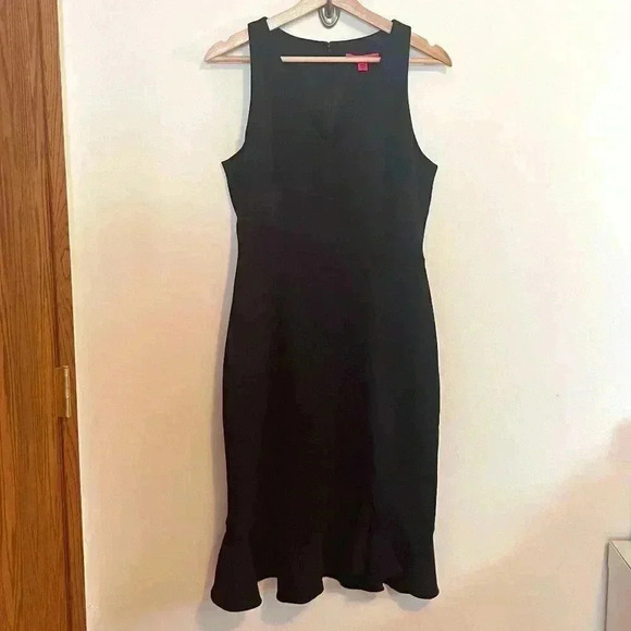 Betsy Johnson Sleeveless Ruffle Hem Dress - Picture 2 of 9